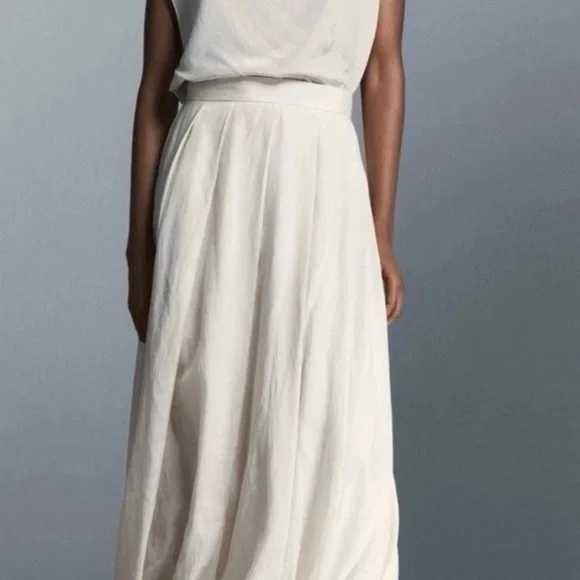 Zara Cream Bubble / Balloon Women's Skirt - Picture 3 of 6